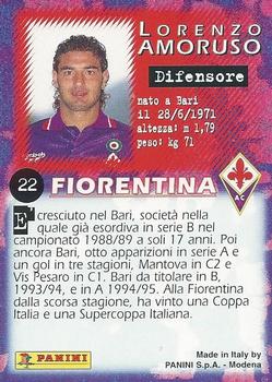 1997 Panini Calcio Serie A #22 Lorenzo Amoruso Back
