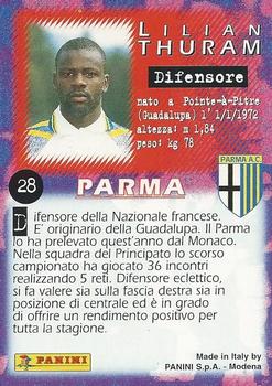 1997 Panini Calcio Serie A #28 Lilian Thuram Back