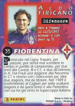 1997 Panini Calcio Serie A #35 Aldo Firicano Back