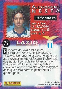 1997 Panini Calcio Serie A #37 Alessandro Nesta Back