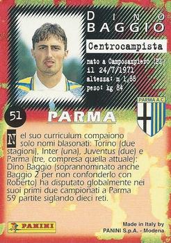 1997 Panini Calcio Serie A #51 Dino Baggio Back