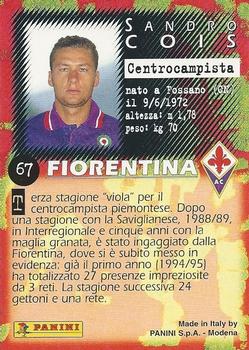 1997 Panini Calcio Serie A #67 Sandro Cois Back