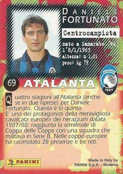 1997 Panini Calcio Serie A #69 Daniele Fortunato Back
