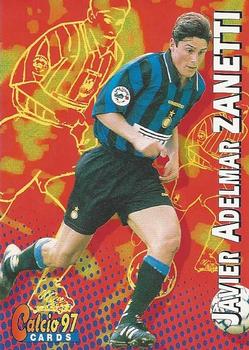 1997 Panini Calcio Serie A #80 Javier Zanetti Front