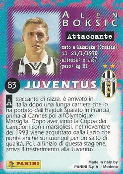 1997 Panini Calcio Serie A #83 Alen Boksic Back
