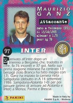 1997 Panini Calcio Serie A #97 Maurizio Ganz Back