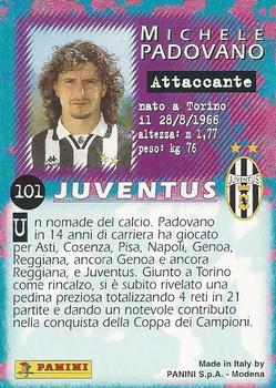 1997 Panini Calcio Serie A #101 Michele Padovano Back