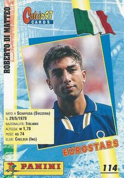 1997 Panini Calcio Serie A #114 Roberto Di Matteo Back