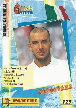 1997 Panini Calcio Serie A #129 Gianluca Vialli Back