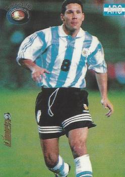 1998 Los Super Cards Del Mundial Francia #50 Diego Simeone Front