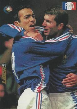 1998 Los Super Cards Del Mundial Francia #60 Youri Djorkaeff / Zinedine Zidane Front