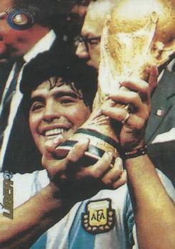 1998 Los Super Cards Del Mundial Francia #150 Diego Maradona Front