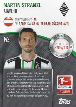 2014-15 Topps Chrome Bundesliga #142 Martin Stranzl Back