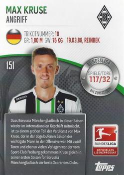 2014-15 Topps Chrome Bundesliga #151 Max Kruse Back