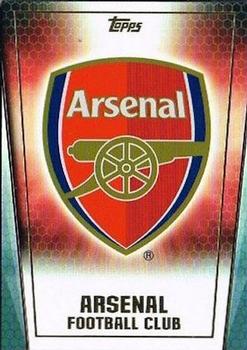 2015 Topps Premier Club #181 Arsenal Club Badge Front