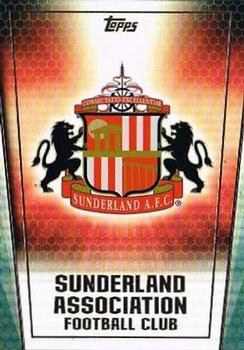 2015 Topps Premier Club #196 Sunderland Club Badge Front