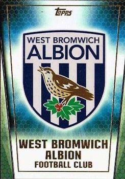 2015 Topps Premier Club #199 West Bromwich Club Badge Front