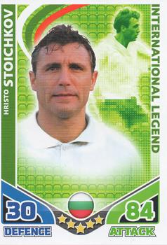 2010 Topps Match Attax England 2010 - International Legend #NNO Hristo Stoichkov Front