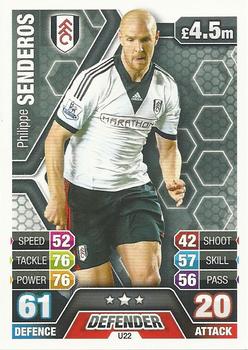 2013-14 Topps Match Attax Premier League Extra #U22 Philippe Senderos Front