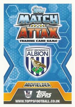 2013-14 Topps Match Attax Premier League Extra #U61 Morgan Amalfitano Back