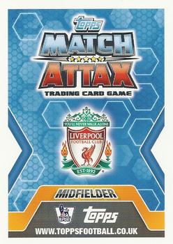 2013-14 Topps Match Attax Premier League Extra - Game Changer #GC18 Raheem Sterling Back