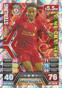 2013-14 Topps Match Attax Premier League Extra - Game Changer #GC18 Raheem Sterling Front