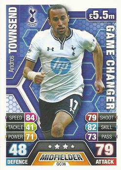 2013-14 Topps Match Attax Premier League Extra - Game Changer #GC36 Andros Townsend Front