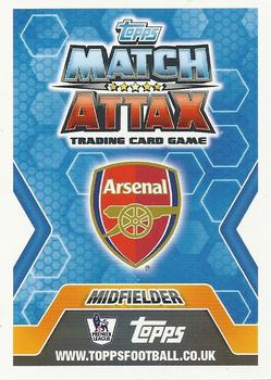 2013-14 Topps Match Attax Premier League Extra - Man Of The Match #M1 Mesut Ozil Back
