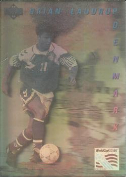 1993 Upper Deck World Cup Preview (Spanish/Italian) - World Star Holograms #NNO Brian Laudrup Front