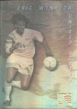 1993 Upper Deck World Cup Preview (Spanish/Italian) - World Star Holograms #NNO Eric Wynalda Front