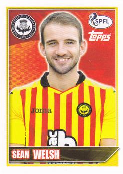 2014-15 Topps SPFL Stickers #142 Sean Welsh Front