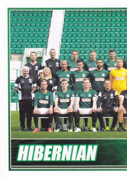 2014-15 Topps SPFL Stickers #273 Hibernian Team Group Front