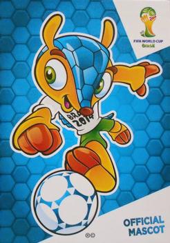 2014 Panini Adrenalyn XL FIFA World Cup Brazil - Update Set 1 #NNO Fuleco Front