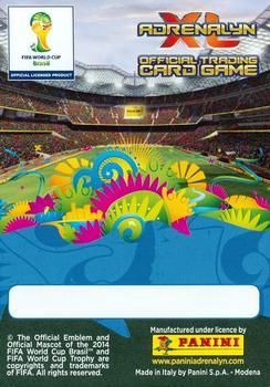 2014 Panini Adrenalyn XL FIFA World Cup Brazil - Update Set 1 #NNO Maracana Stadium Back