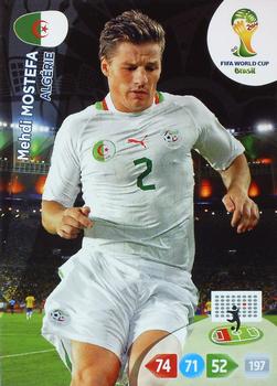 2014 Panini Adrenalyn XL FIFA World Cup Brazil - Update Set 1 #NNO Mehdi Mostefa Front