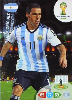 2014 Panini Adrenalyn XL FIFA World Cup Brazil - Update Set 1 #NNO Maxi Rodriguez Front