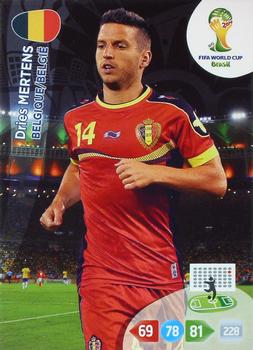 2014 Panini Adrenalyn XL FIFA World Cup Brazil - Update Set 1 #NNO Dries Mertens Front