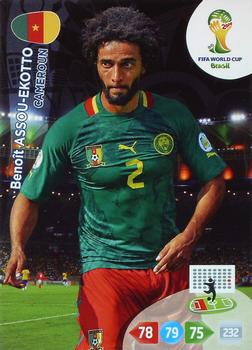 2014 Panini Adrenalyn XL FIFA World Cup Brazil - Update Set 1 #NNO Benoit Assou-Ekotto Front