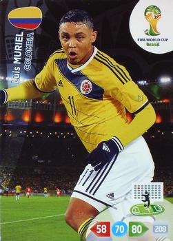 2014 Panini Adrenalyn XL FIFA World Cup Brazil - Update Set 1 #NNO Luis Muriel Front