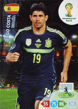 2014 Panini Adrenalyn XL FIFA World Cup Brazil - Update Set 1 #NNO Diego Costa Front
