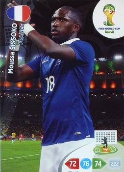 2014 Panini Adrenalyn XL FIFA World Cup Brazil - Update Set 1 #NNO Moussa Sissoko Front