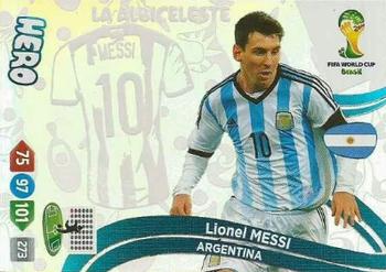 2014 Panini Adrenalyn XL FIFA World Cup Brazil - Update Set 1 #NNO Lionel Messi Front