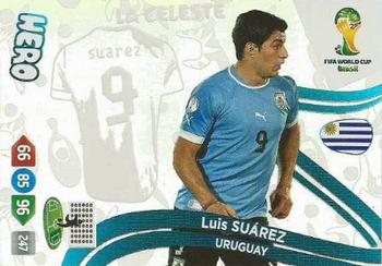 2014 Panini Adrenalyn XL FIFA World Cup Brazil - Update Set 1 #NNO Luis Suarez Front
