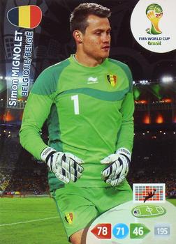 2014 Panini Adrenalyn XL FIFA World Cup Brazil - Update Set 2 #NNO Simon Mignolet Front