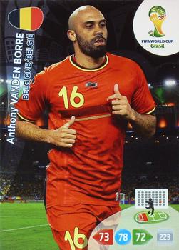2014 Panini Adrenalyn XL FIFA World Cup Brazil - Update Set 2 #NNO Anthony Vanden Borre Front