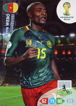 2014 Panini Adrenalyn XL FIFA World Cup Brazil - Update Set 2 #NNO Pierre Webo Front
