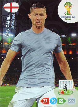 2014 Panini Adrenalyn XL FIFA World Cup Brazil - Update Set 2 #NNO Gary Cahill Front