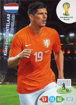 2014 Panini Adrenalyn XL FIFA World Cup Brazil - Update Set 2 #NNO Klaas-Jan Huntelaar Front