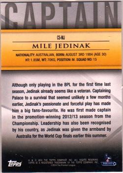 2014 Topps Premier Gold - Captains #CS-MJ Mile Jedinak Back