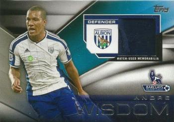 2014 Topps Premier Gold - Football Fibers Relics #FFR-AW Andre Wisdom Front